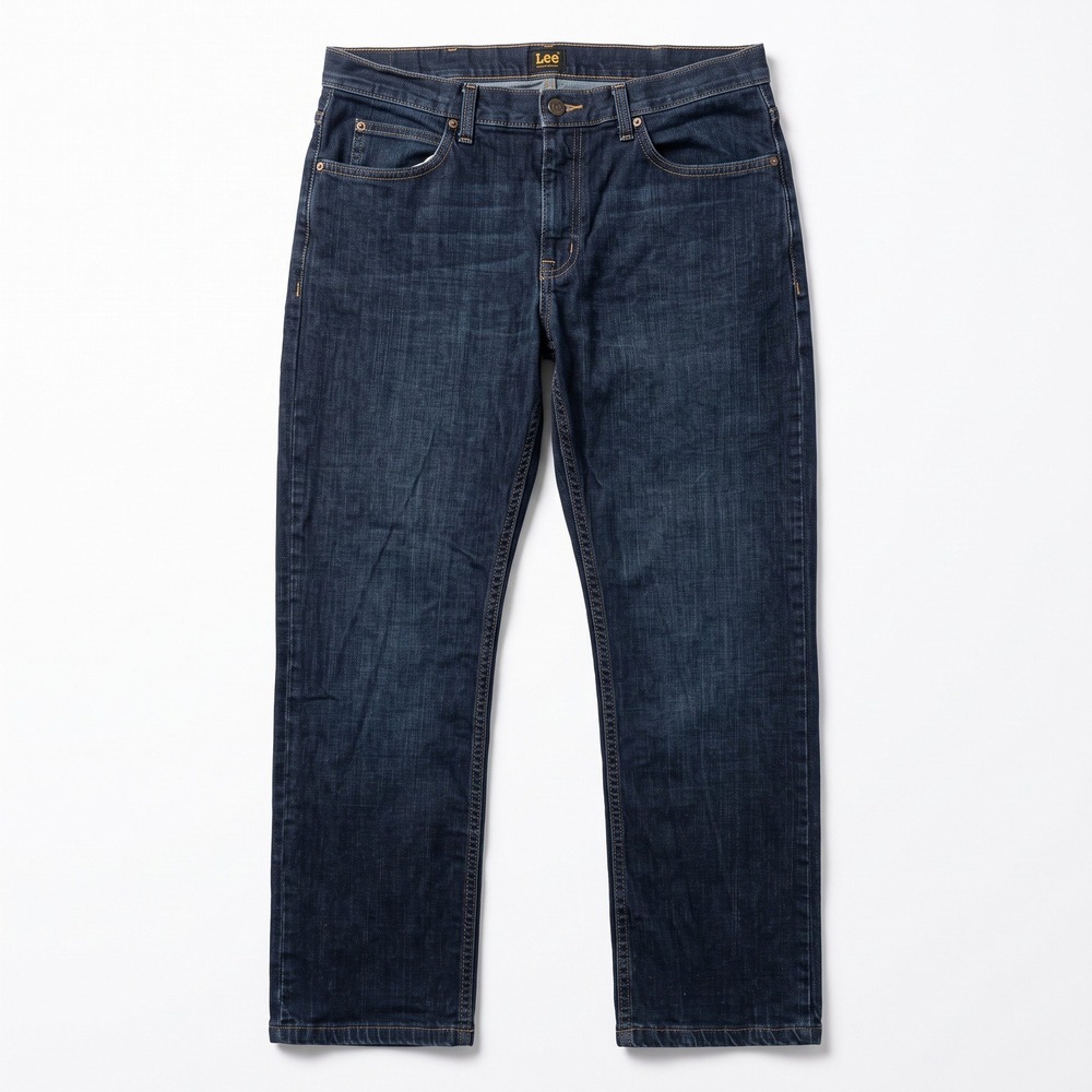 Lee 36x29 Dark Blue Regular Fit Jeans Mens Denim Pants Casual Vintage Preppy